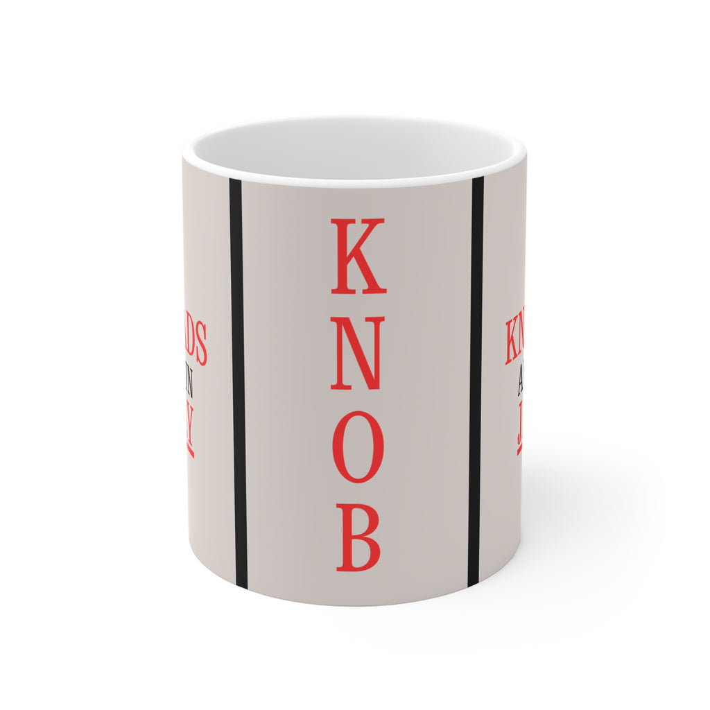 Only Knobheads Are Born in JANUARY | Novelty Mug | Funny Birthday Gift